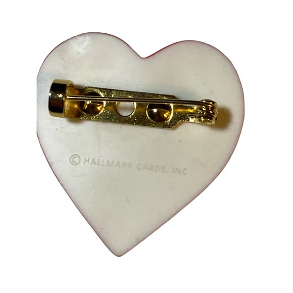 HALLMARK RED HEART LOVE BUGS VALENTINE LAPEL PIN - Picture 5 of 6